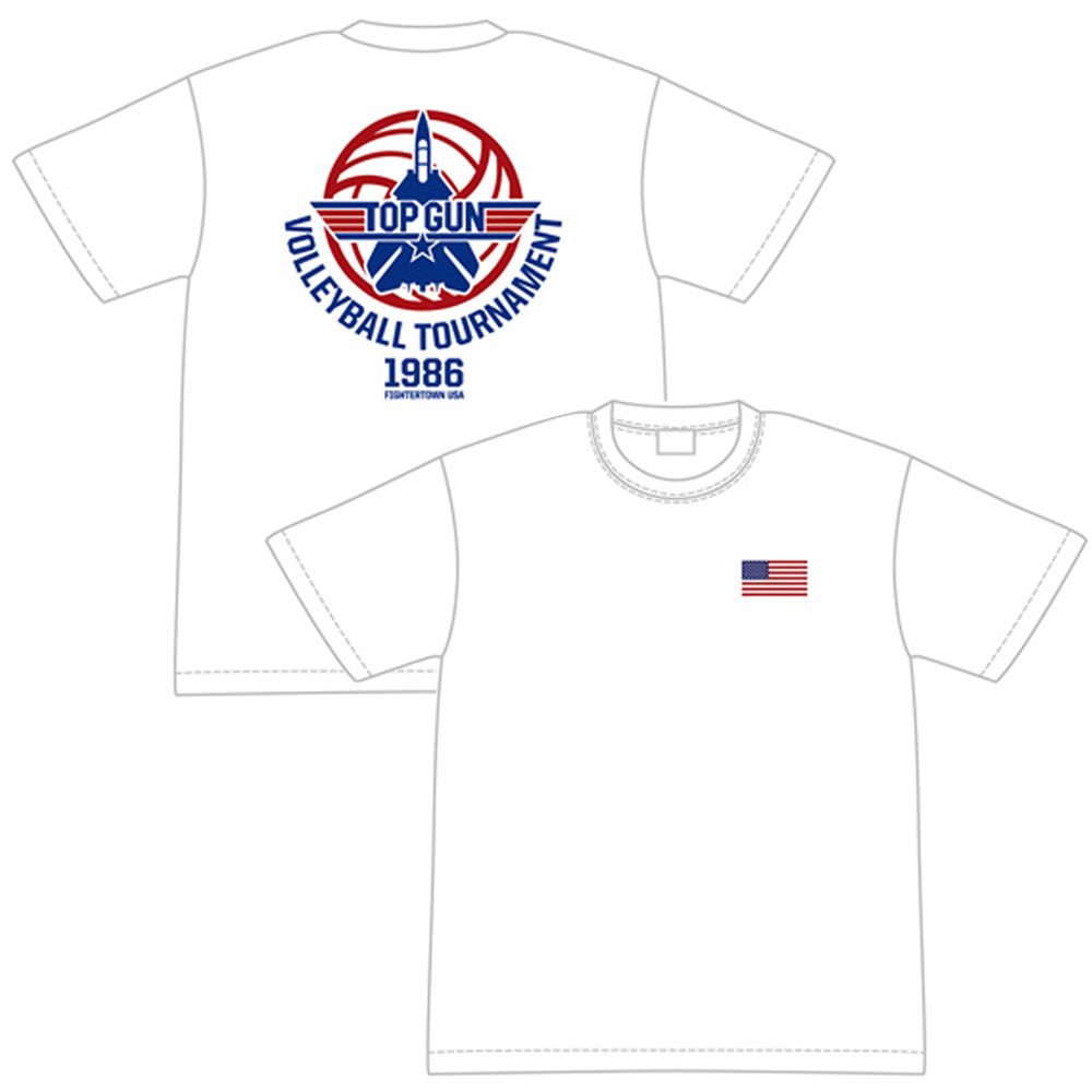 TOP GUN トップガン (アイスマン追悼 ) - バレーボールトーナメント / バックプリントあり / Tシャツ / メンズ - PGS